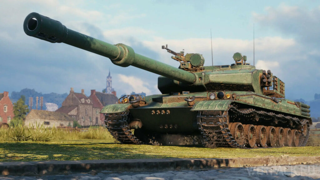 Un char chinois lourd de rang 10 BZ-75 dans le jeu World of Tanks
